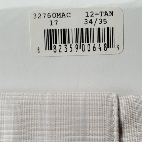 GUY LAROCHE men’s long sleeve button down shirt size US 17, Tan - Picture 6 of 7